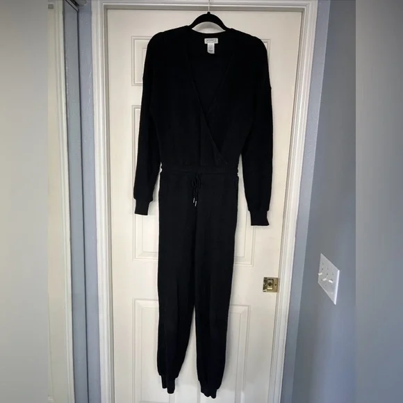 L Space‎ Black Ribbed Coastin Jumpsuit - Picture 3 of 8